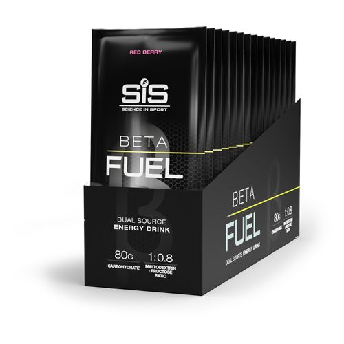 Caja SIS Polvo Beta Fuel 80 Frutos Rojos 82g 15U